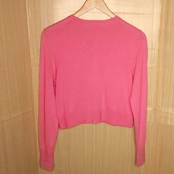 Loft Womens New Pink Lightweight Cardigan Sweater Large - Picture 2 of 5